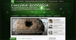 Desktop Screenshot of cucinaecozoica.com